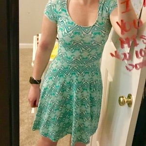 Teal dress